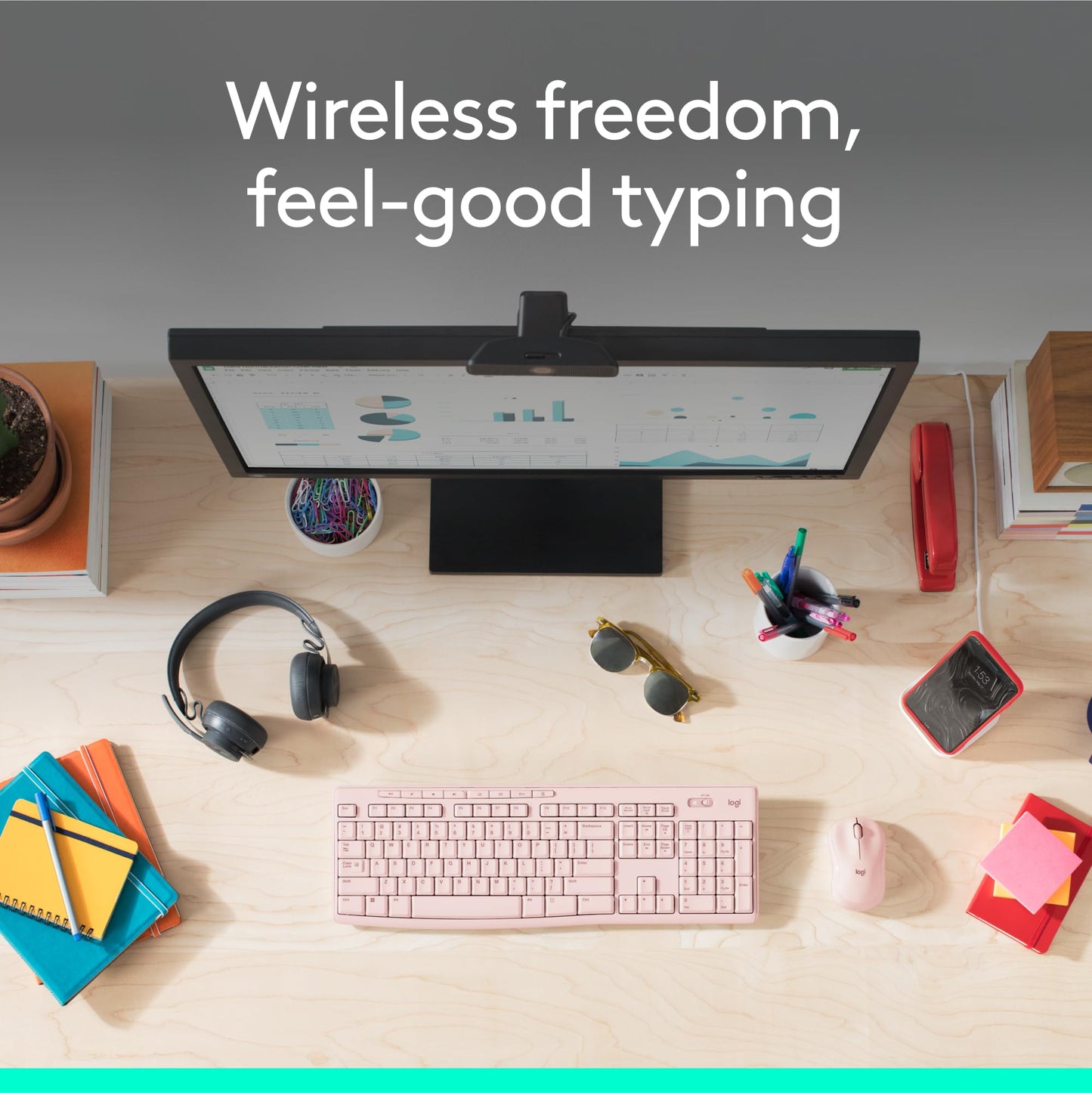 Logitech MK270 Wireless Keyboard and Mouse Combo for Easy Computing