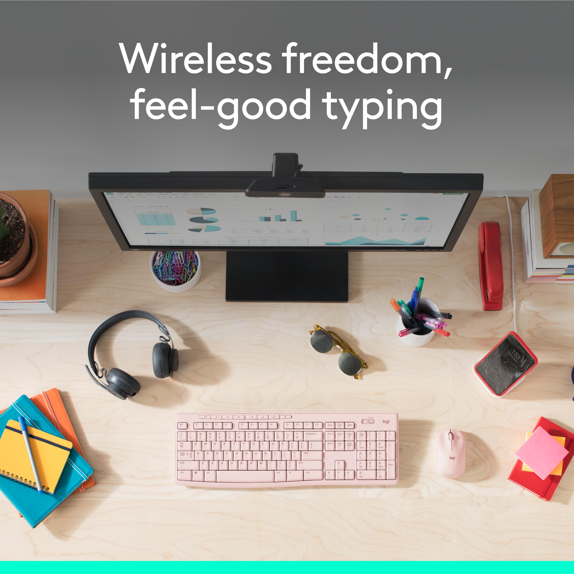 Logitech MK270 Wireless Keyboard and Mouse Combo for Easy Computing