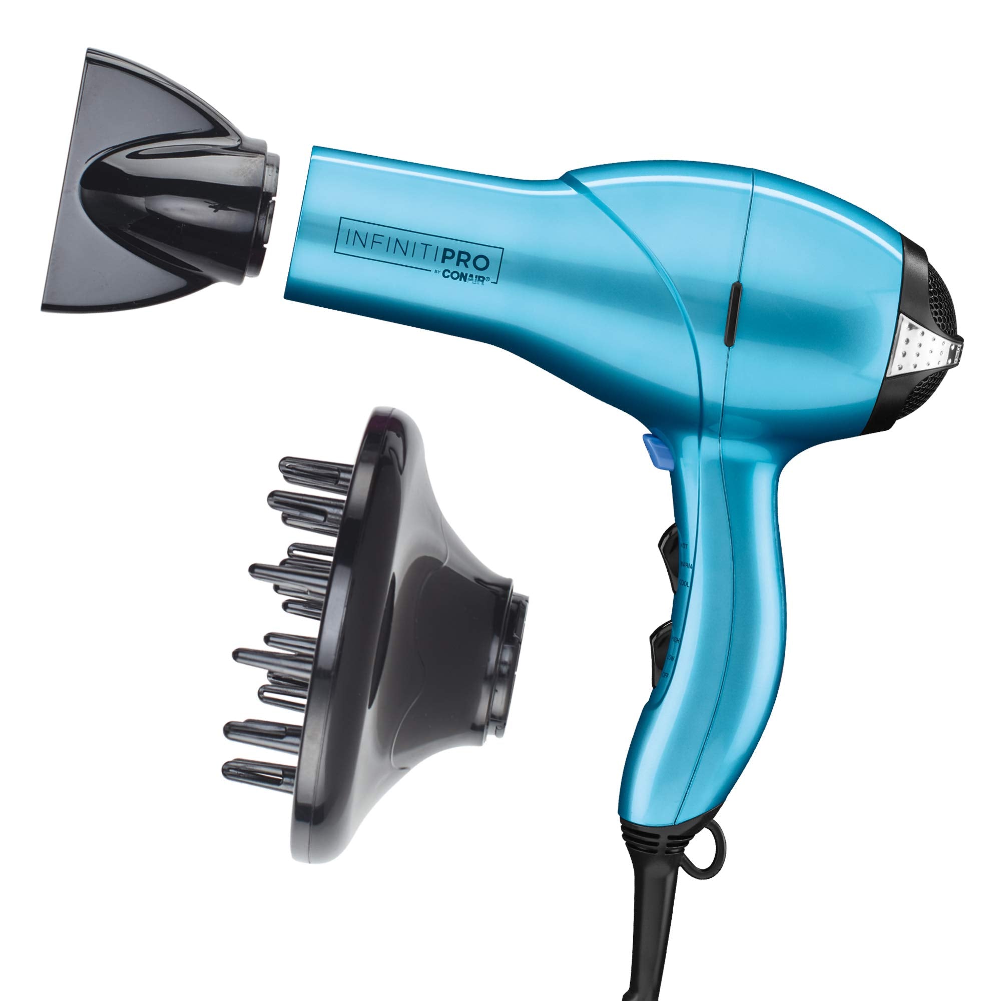 InfinitiPRO Hair Dryer With Diffuser For Faster Drying