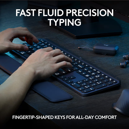 Logitech MX Keys S Wireless Keyboard with Smart Backlighting