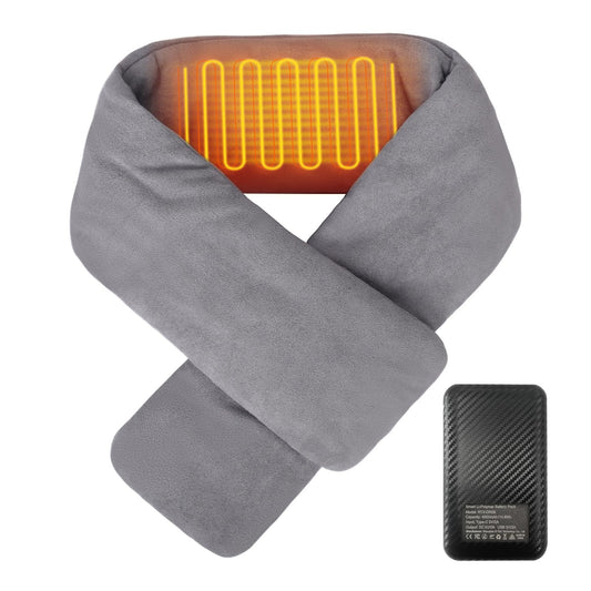 Heated Scarf for Women and Men Neck Warmer with Power Bank