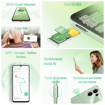 UMIDIGI G9 5G Android 14 Phone 12GB RAM 128GB ROM 50MP Camera 6.75 Inch 90Hz