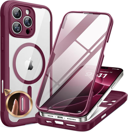 Miracase Glass Series iPhone 11 Rugged Case 6.1 9H Purple