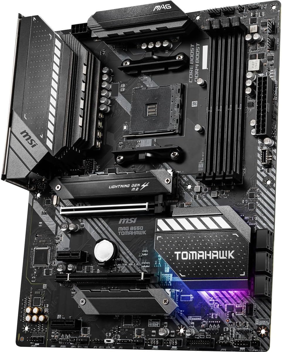 MSI MAG B550 Tomahawk Gaming Motherboard for Ryzen Performance