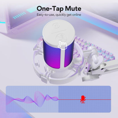 Maono Gaming USB Microphone DGM20S With Noise Cancellation
