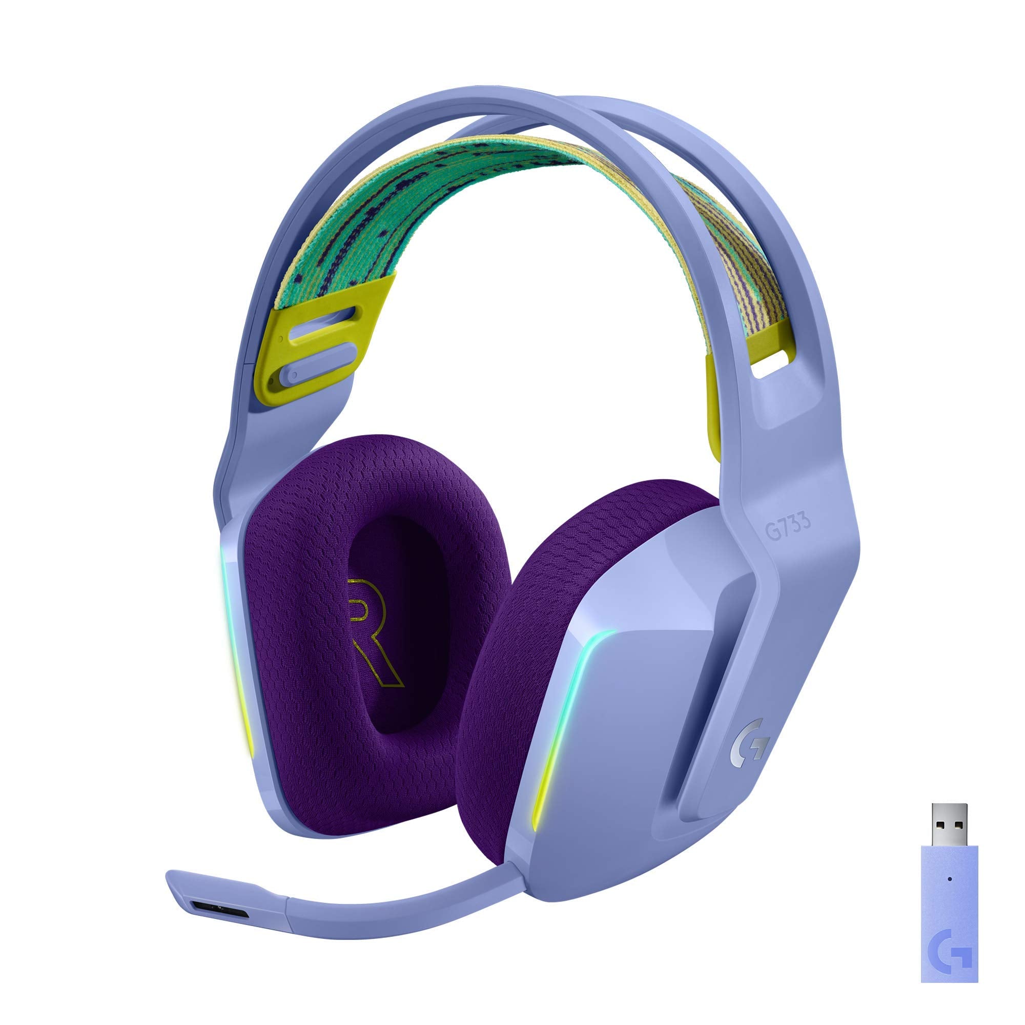 Logitech G733 Wireless Gaming Headset with Premium Audio