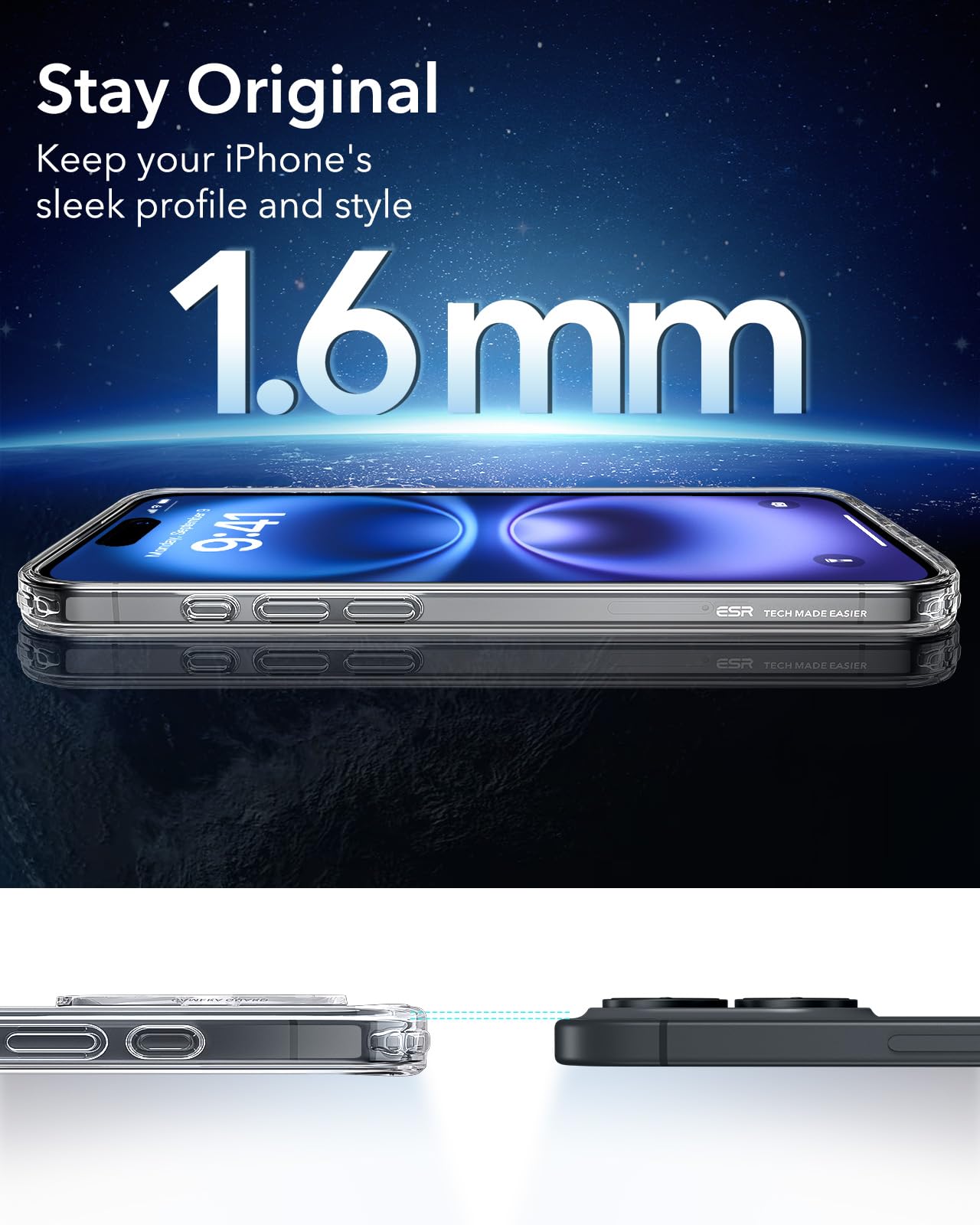ESR iPhone 16 Case with MagSafe Shockproof Protection