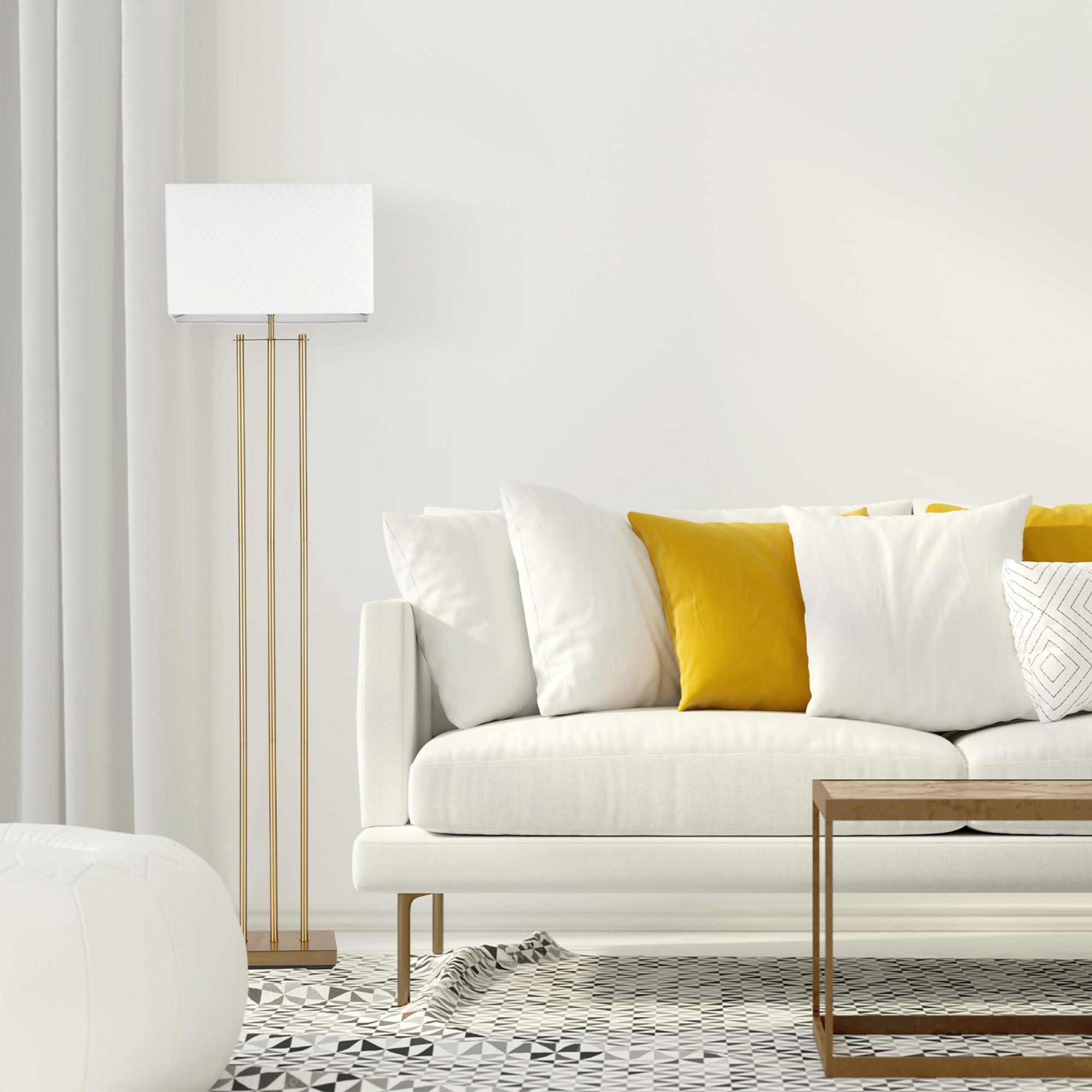 Modern 62 Inch Floor Lamp with Minimalist Design
