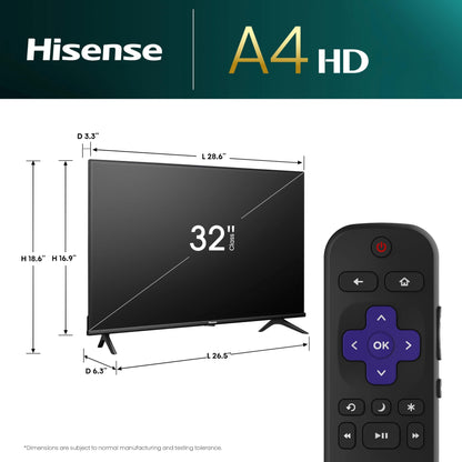 Hisense 32 Inch Smart Roku TV with Dolby Audio