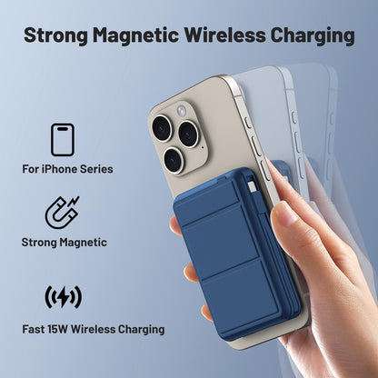 Azmuth 10000mAh Magnetic MagSafe Power Bank With LED Display