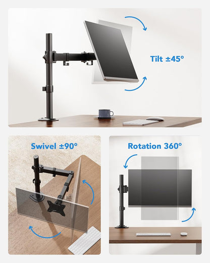 Huanuo Monitor Mount for 13 to 32 Inch Monitors VESA 100x100