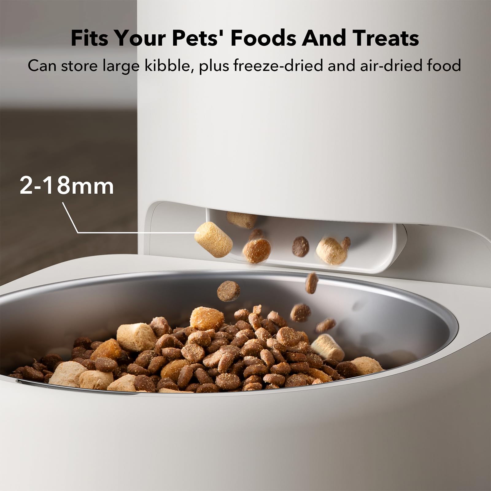 Automatic Dog Feeder with Airtight Storage for Fresh Food