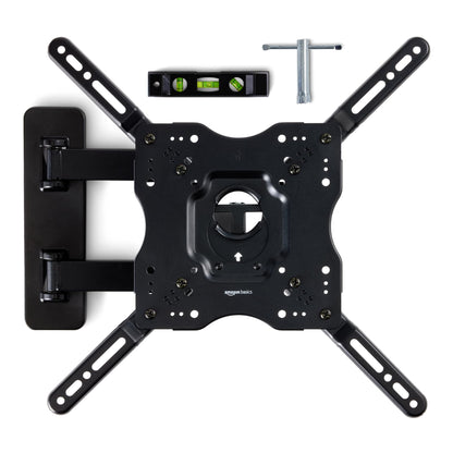 Amazon Basics Full Motion Wall Mount for 26 to 55 TVs Black