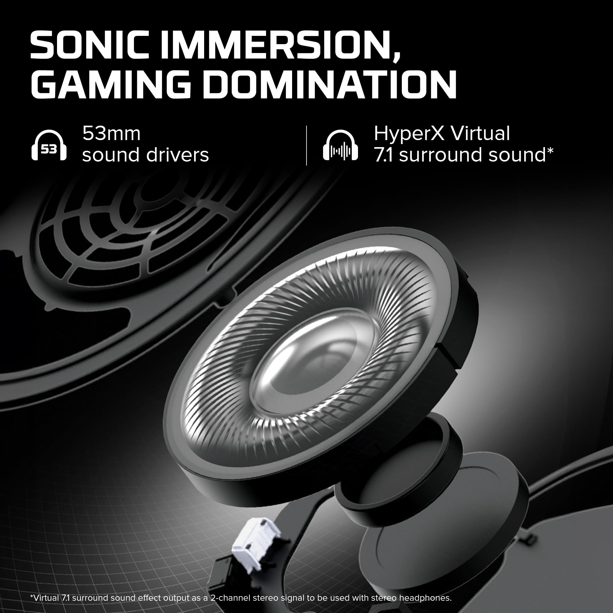 HyperX Cloud II Gaming Headset with 7.1 Surround Sound