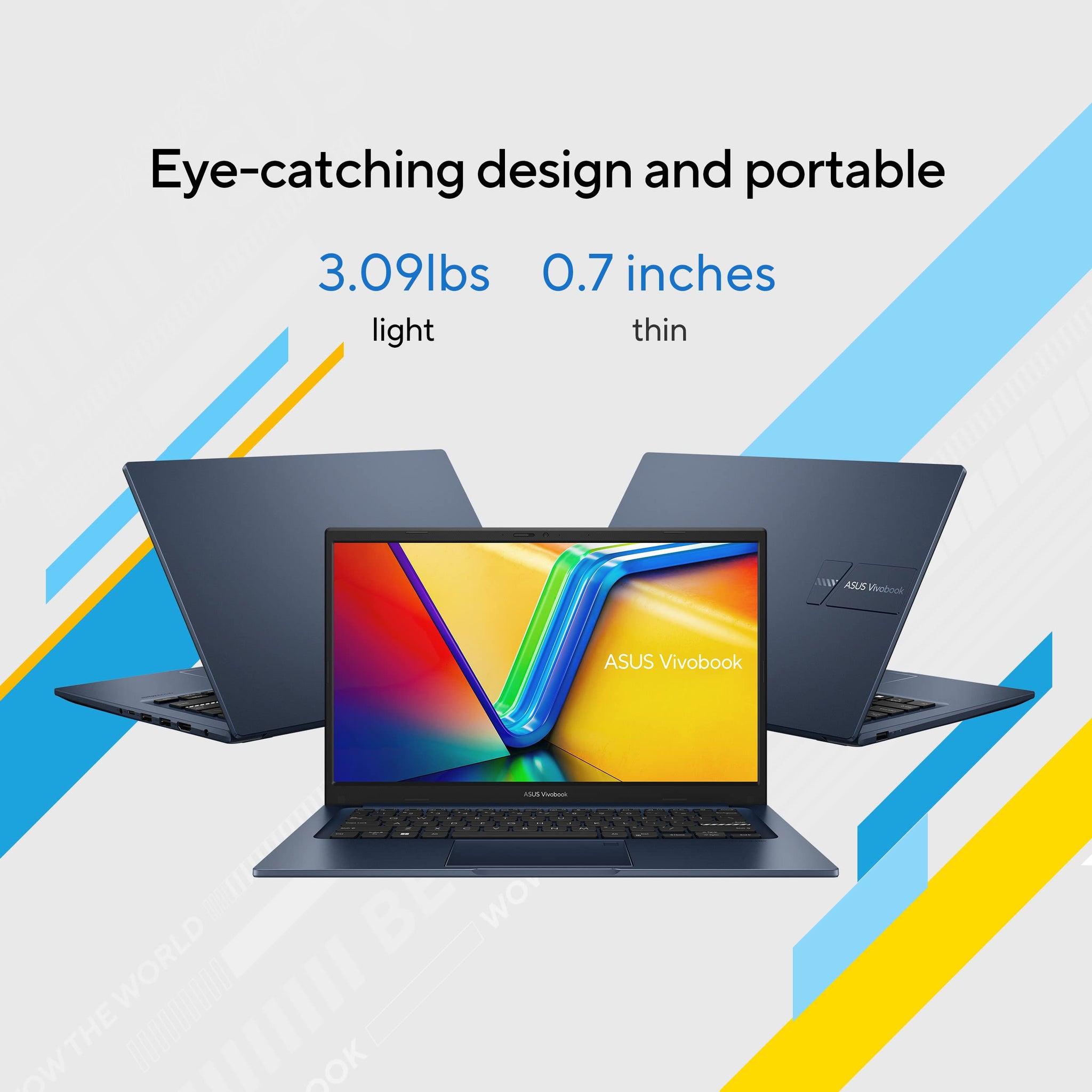 ASUS Vivobook 16 Inch Slim Laptop With Fast Charging