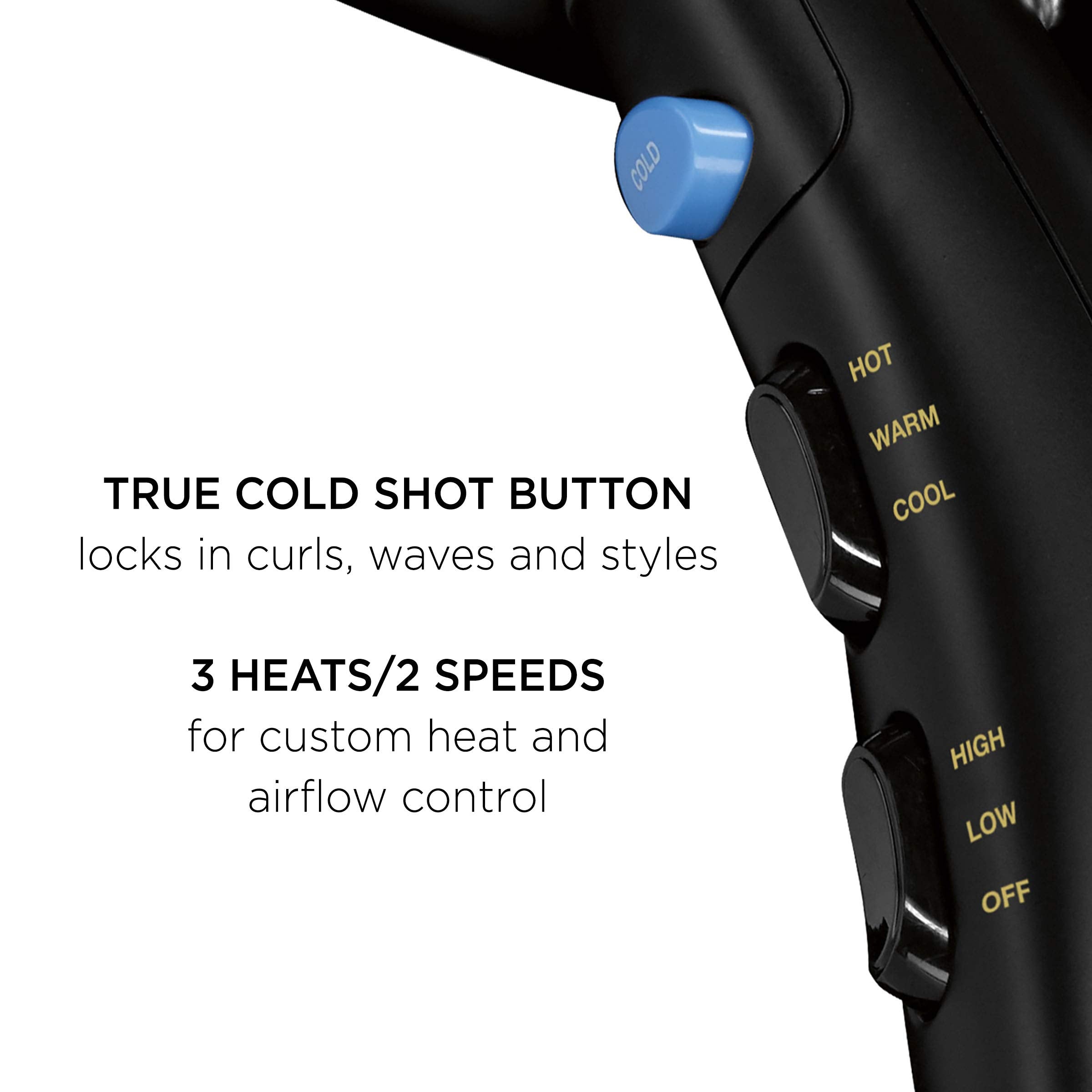 InfinitiPRO Hair Dryer with Diffuser for Frizz Free Curls