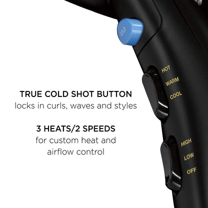 InfinitiPRO Hair Dryer with Diffuser for Frizz Free Curls