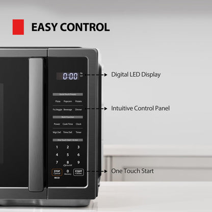 Toshiba Small Countertop Microwave with Child Lock Feature