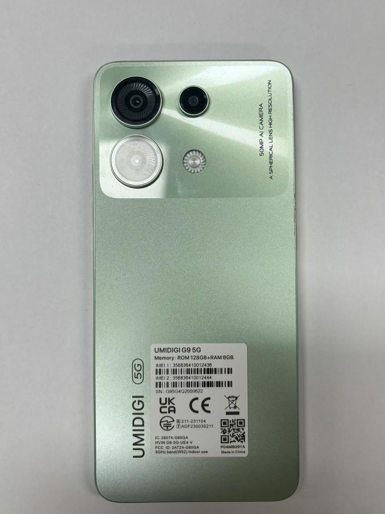 UMIDIGI G9 5G Android 14 Phone 12GB RAM 128GB ROM 50MP Camera 6.75 Inch 90Hz