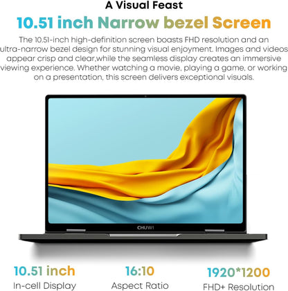 CHUWI Minibook X 2 in 1 Laptop with Touchscreen
