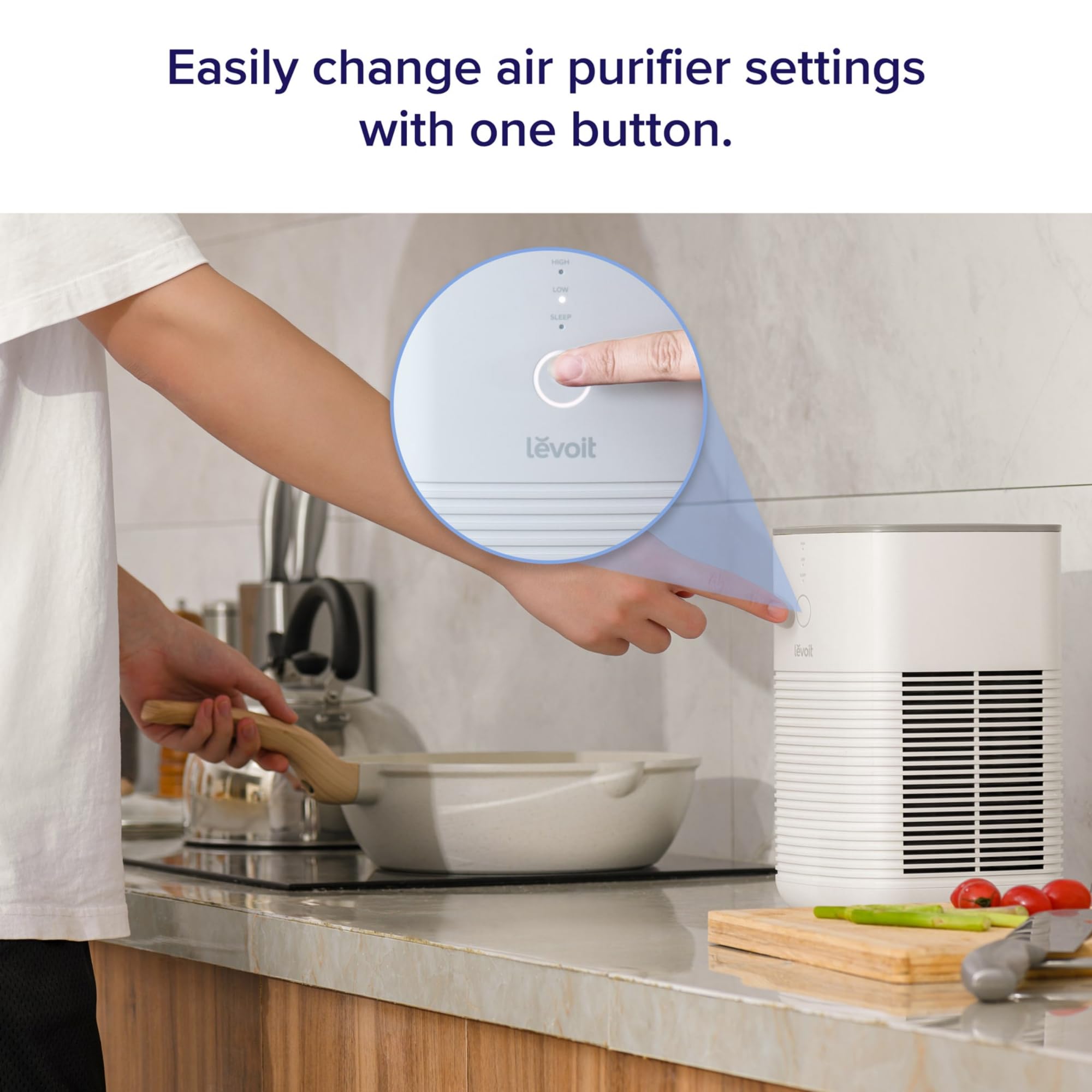 Levoit Air Purifier for Better Sleep and Clean Air