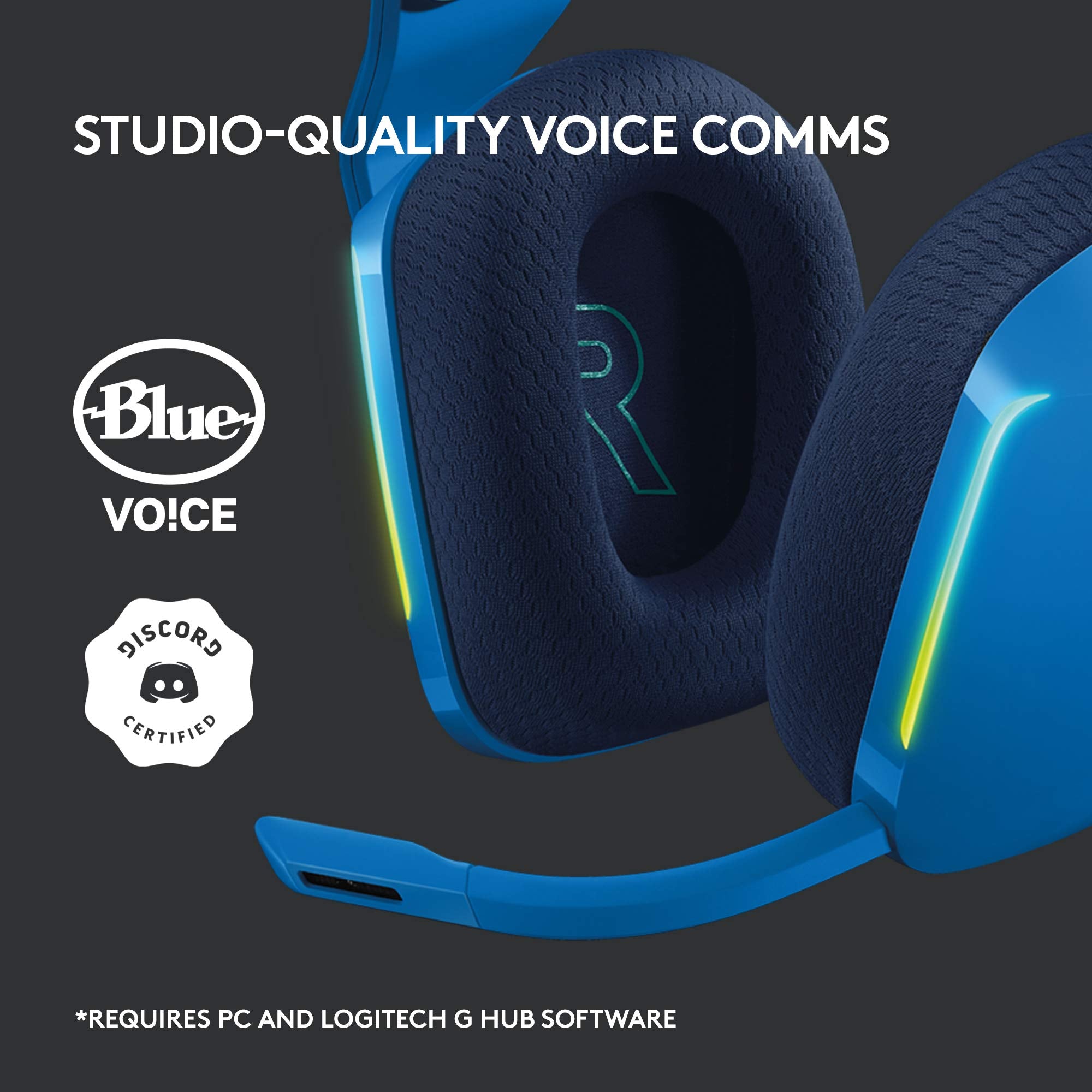 Logitech G733 Wireless Gaming Headset with Premium Audio