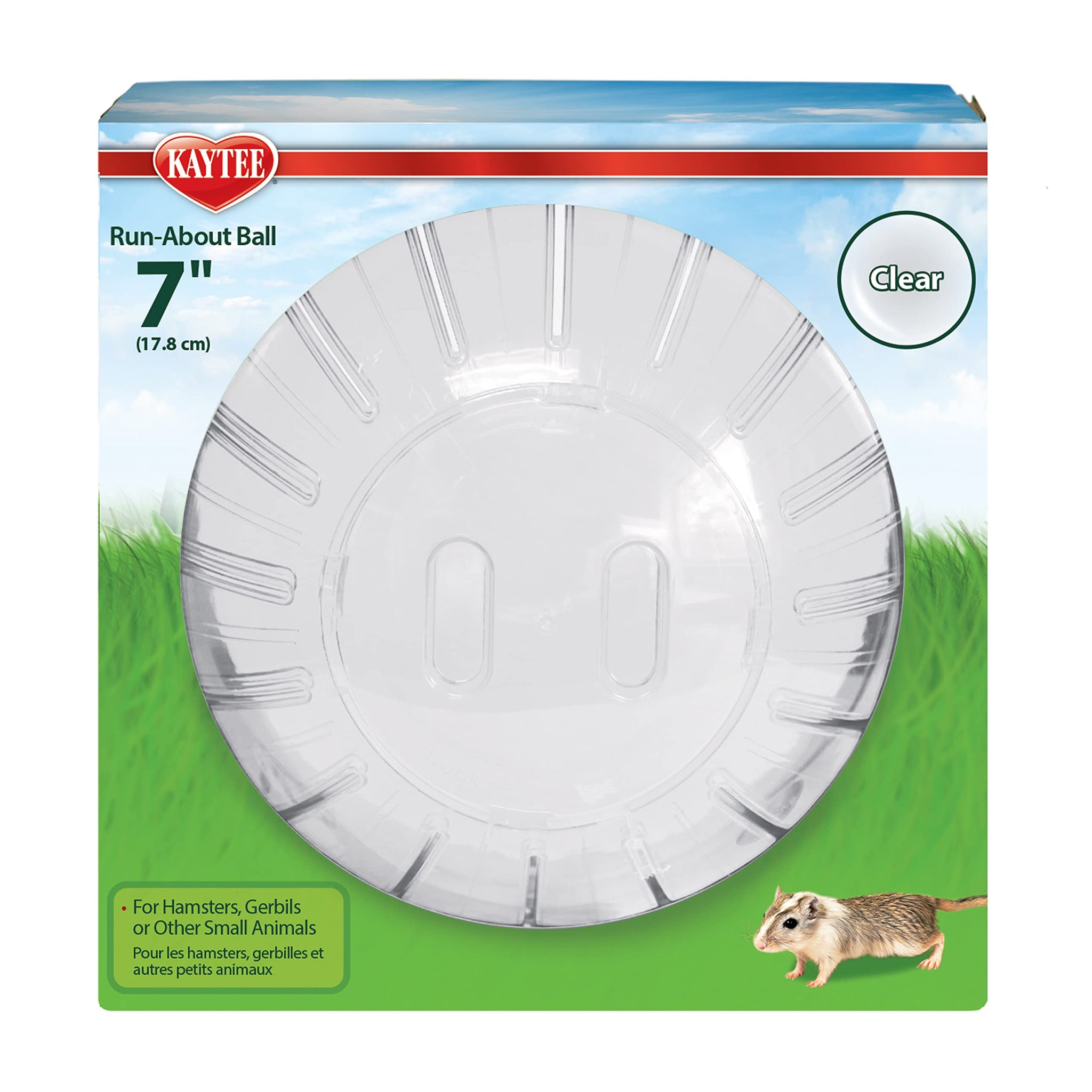 Kaytee 5 Inch Clear Exercise Ball for Dwarf Hamsters
