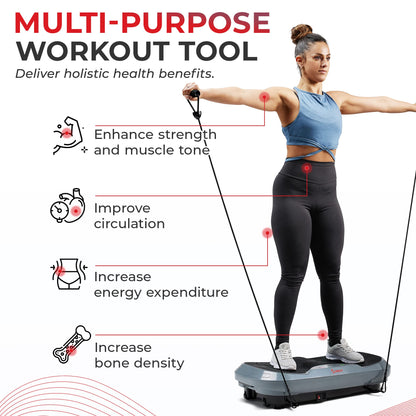 Sunny Health and Fitness Vibration Plate for Weight Loss