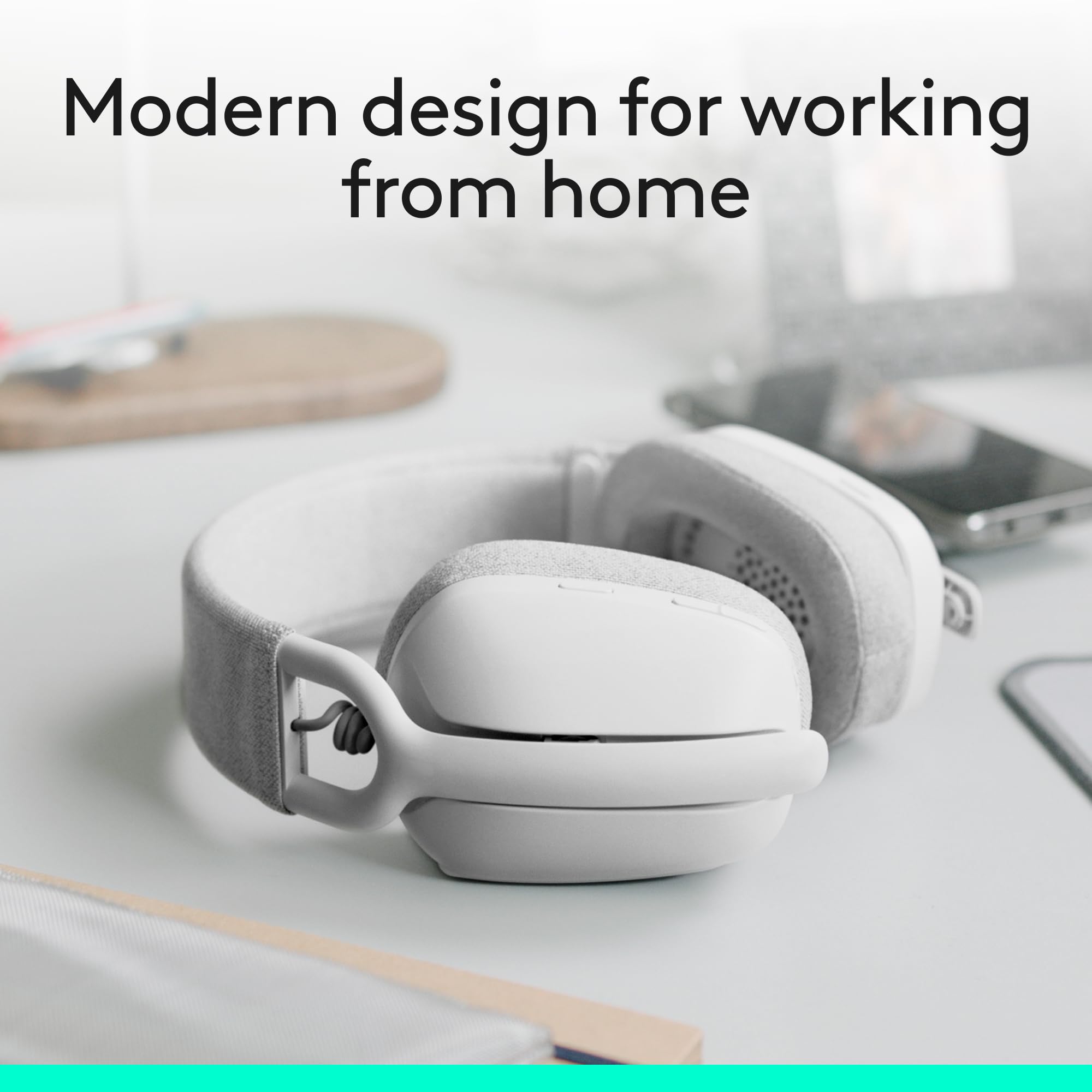 Logitech Zone Vibe 100 Wireless Headphones with Noise Canceling Microphone