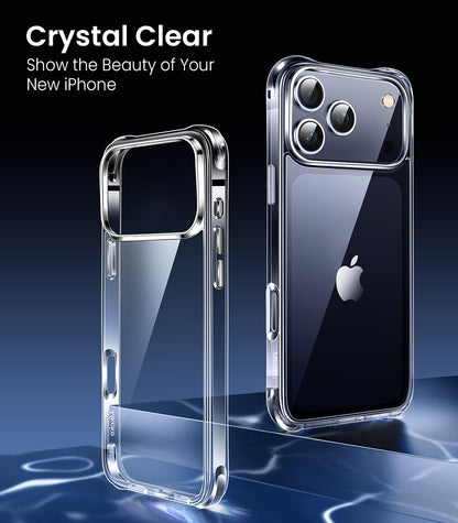 Mkeke Clear Case for iPhone 17 Pro Max Shockproof Bumper