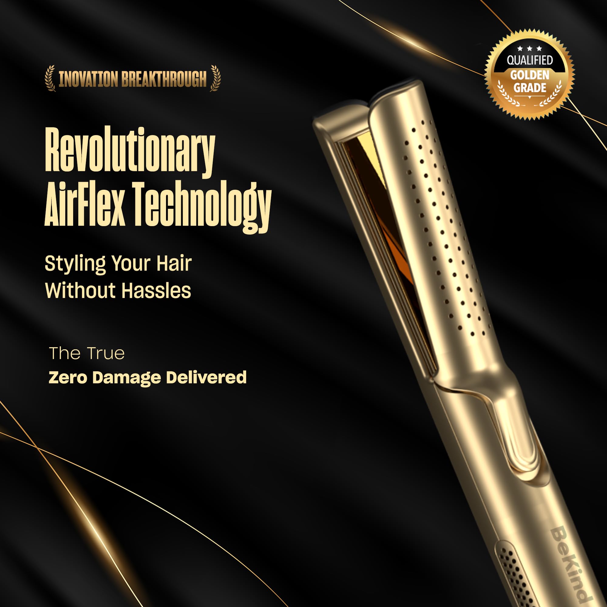2 in 1 Hair Straightener and Curler for Effortless Styling
