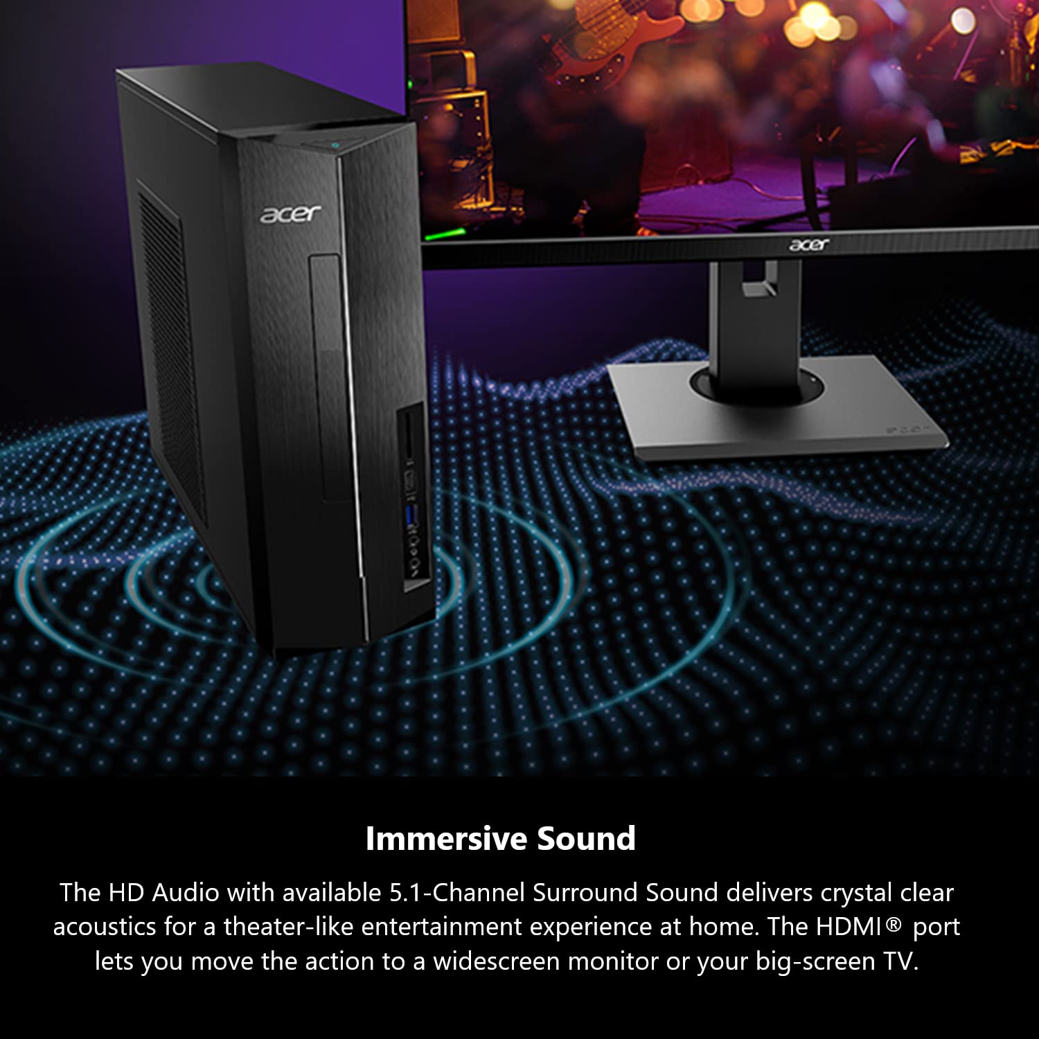 Acer Aspire TC Desktop with Intel Core i5 Performance