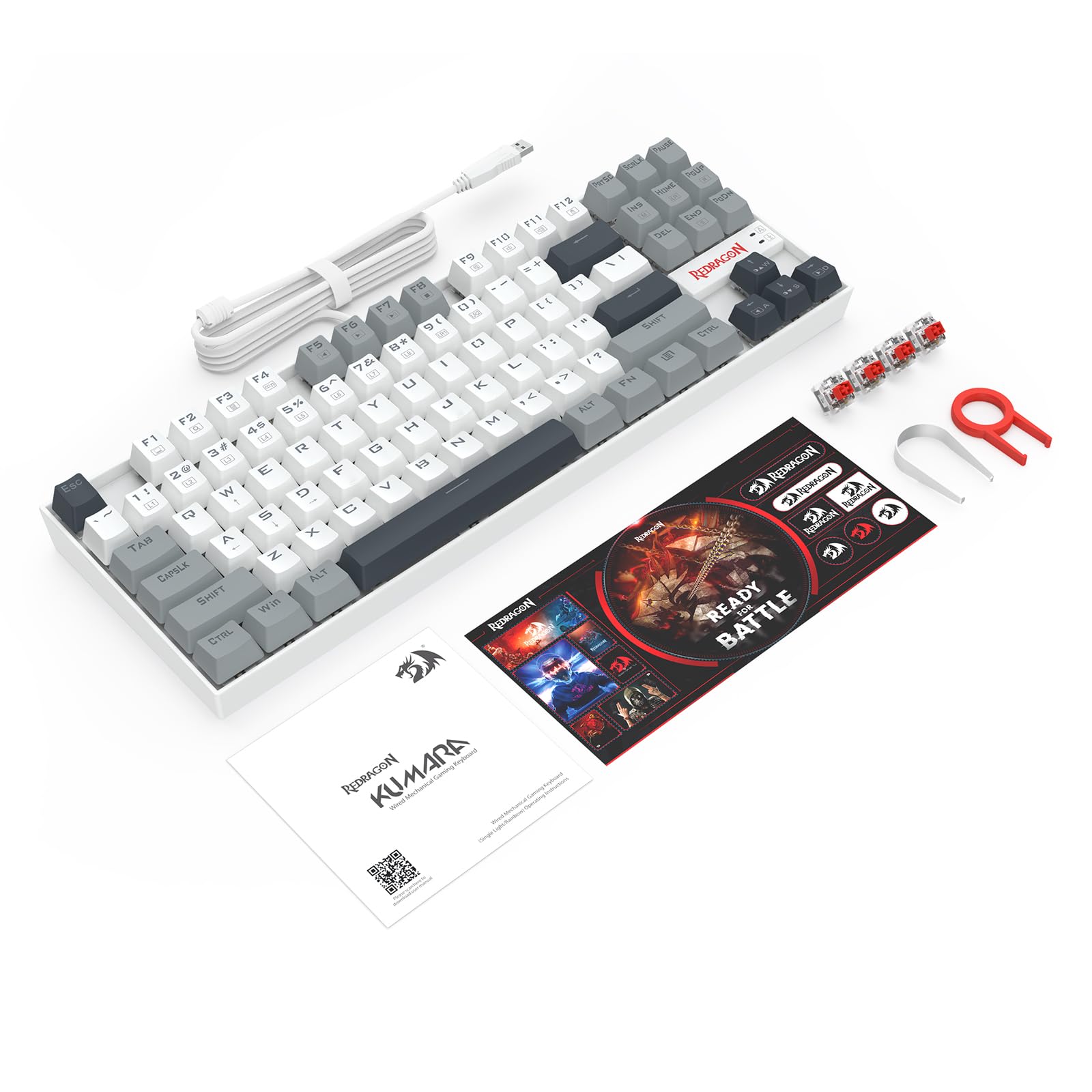 Redragon K552 Mechanical Gaming Keyboard with Red Switches