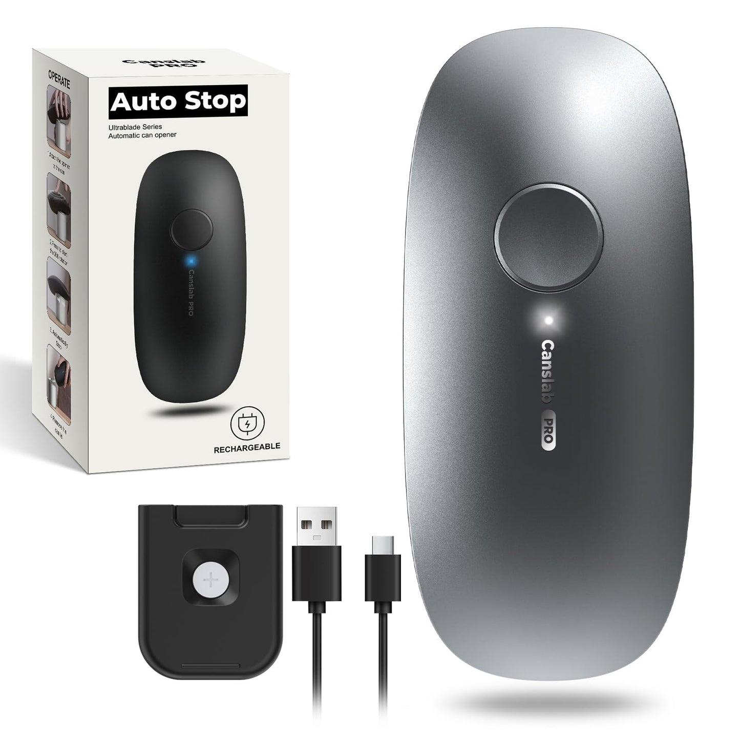 Canslab Ultrablade Pro Auto Stop Can Opener Rechargeable