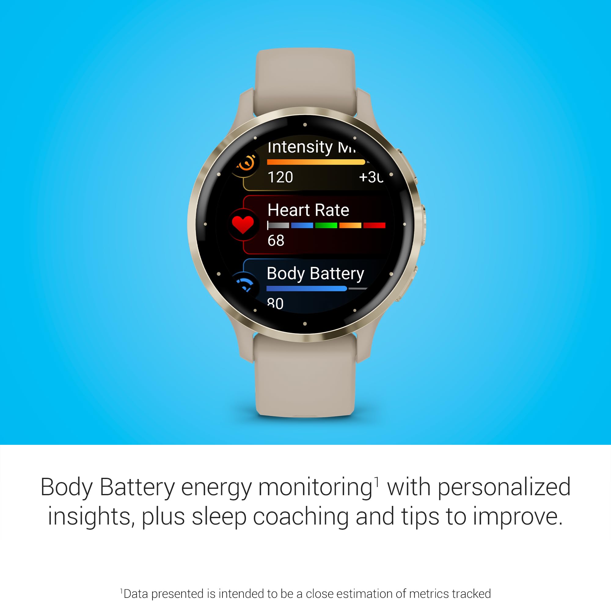 Garmin Venu 3S Smartwatch AMOLED Display Long Battery Life