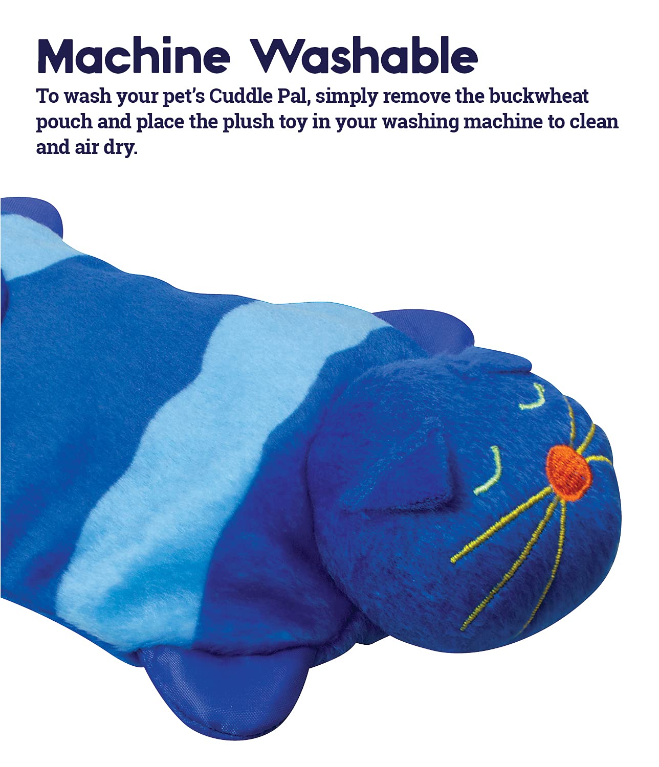 Calming Cat Toy with Purring Sound for Stress Relief