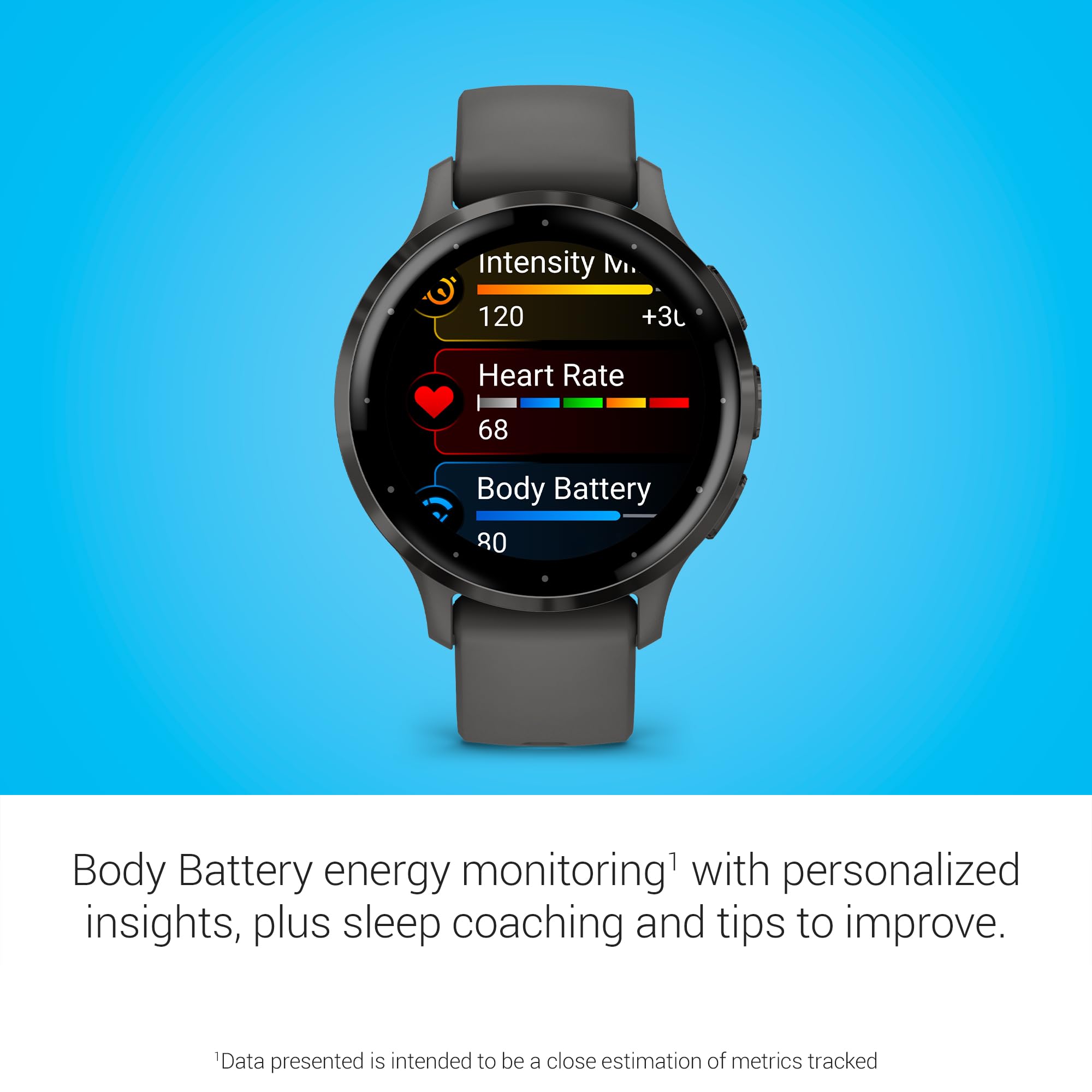Garmin Venu 3S Smartwatch AMOLED Display Long Battery Life