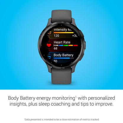 Garmin Venu 3S Smartwatch AMOLED Display Long Battery Life