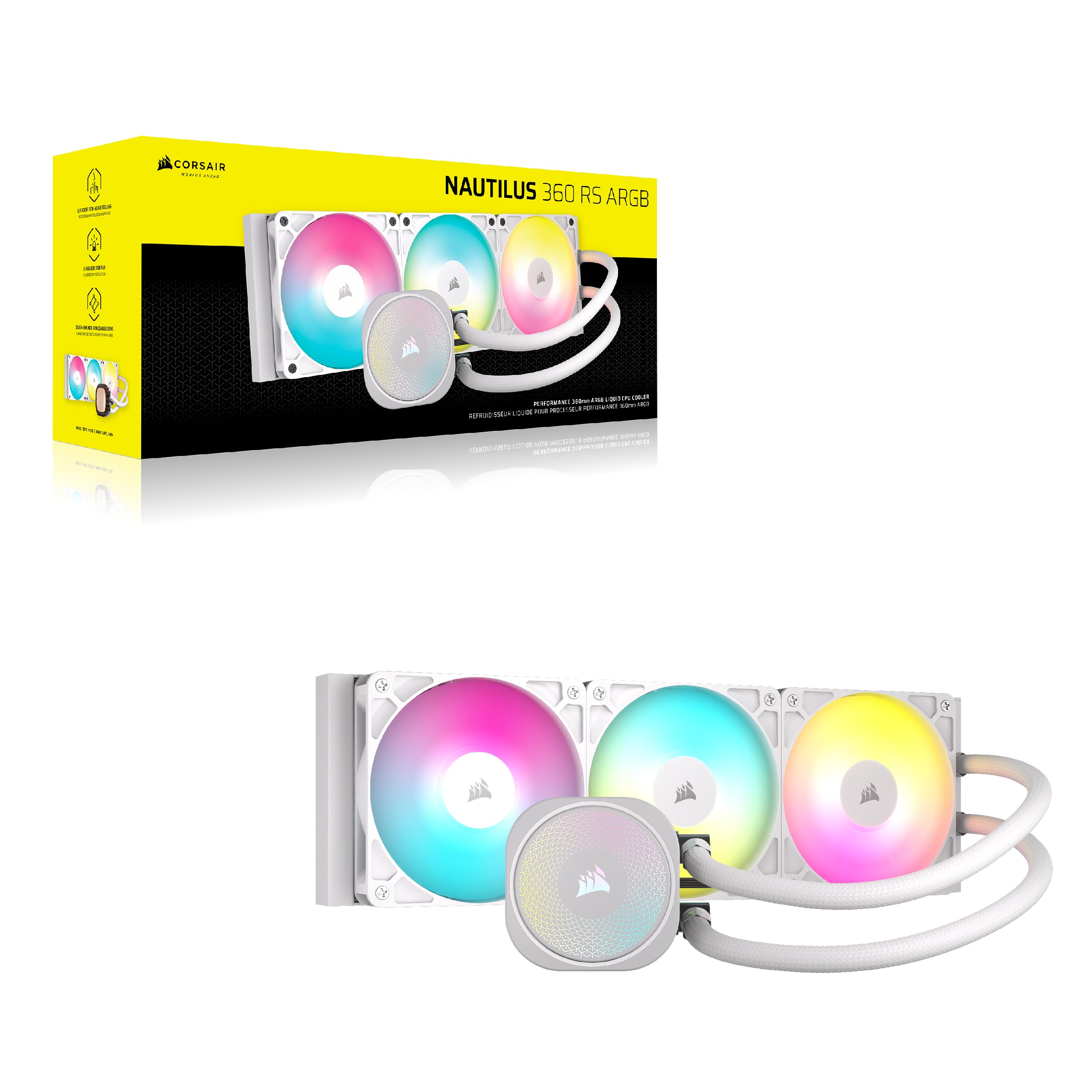 Corsair Nautilus 360 RS ARGB Liquid CPU Cooler