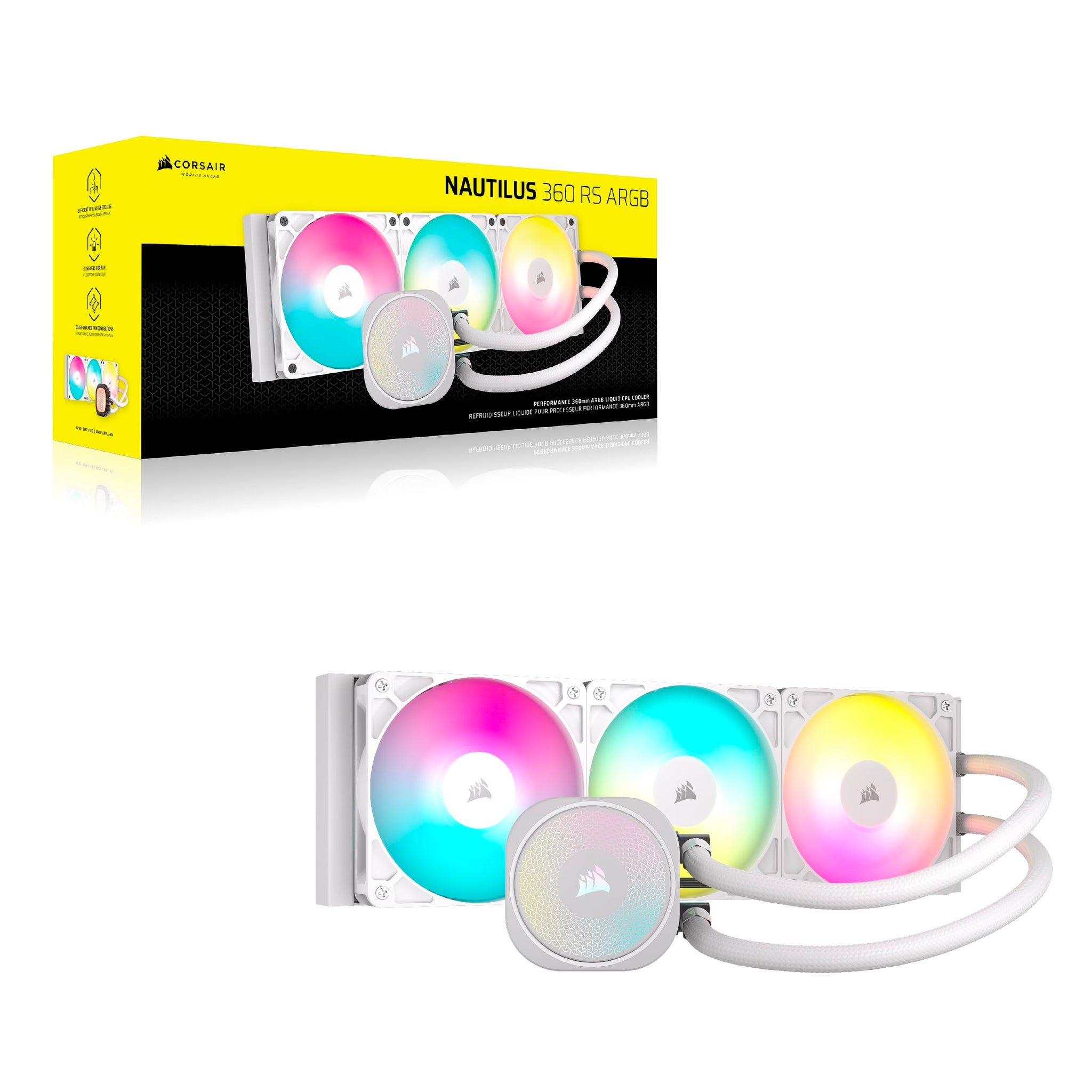 Corsair Nautilus 360 RS ARGB Liquid CPU Cooler