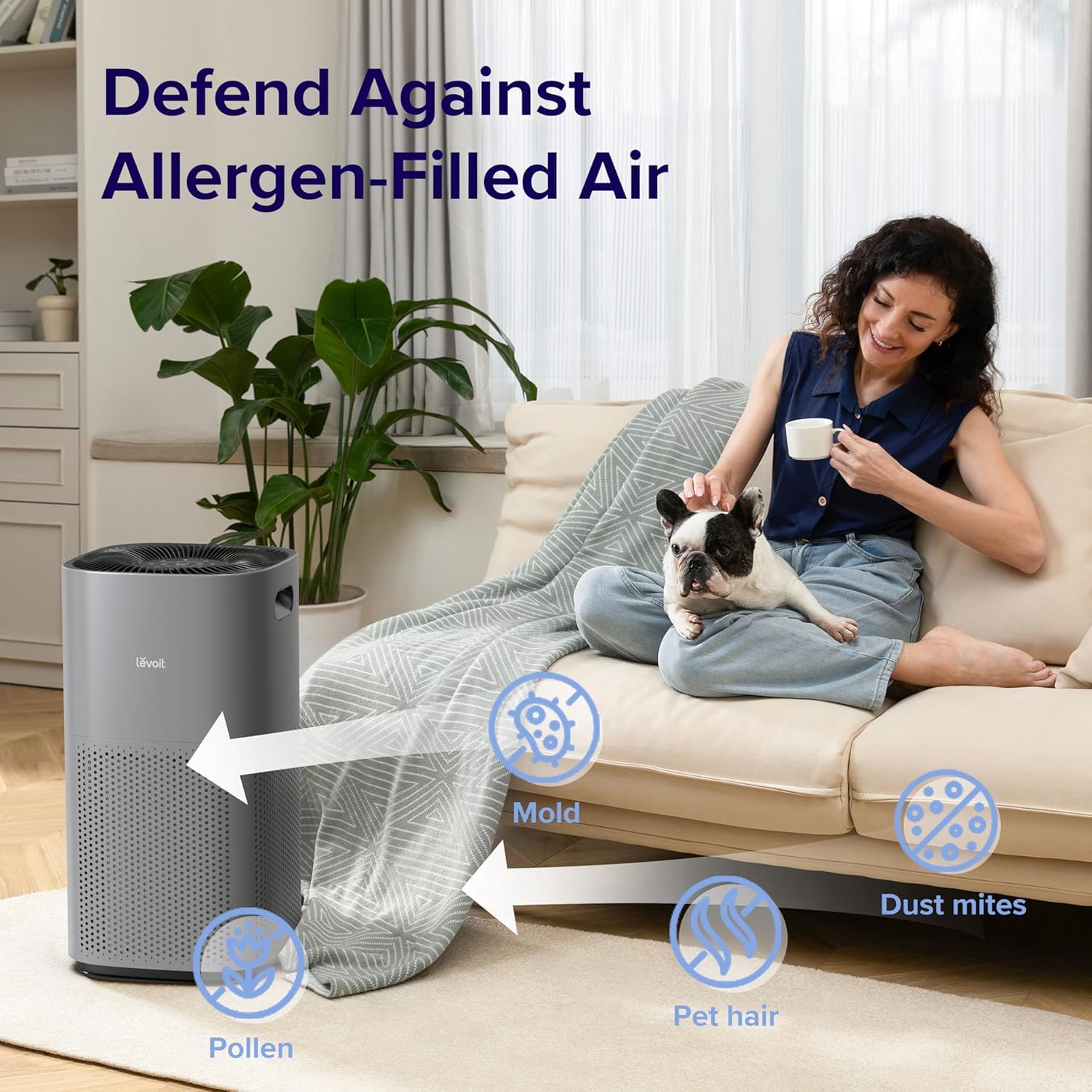 Levoit Smart Air Purifier for Large Rooms