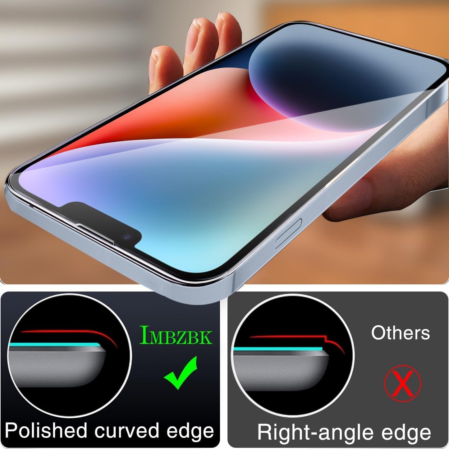 IMBZBK Privacy Screen Protector For IPhone 17 Pro Max 3 Pack