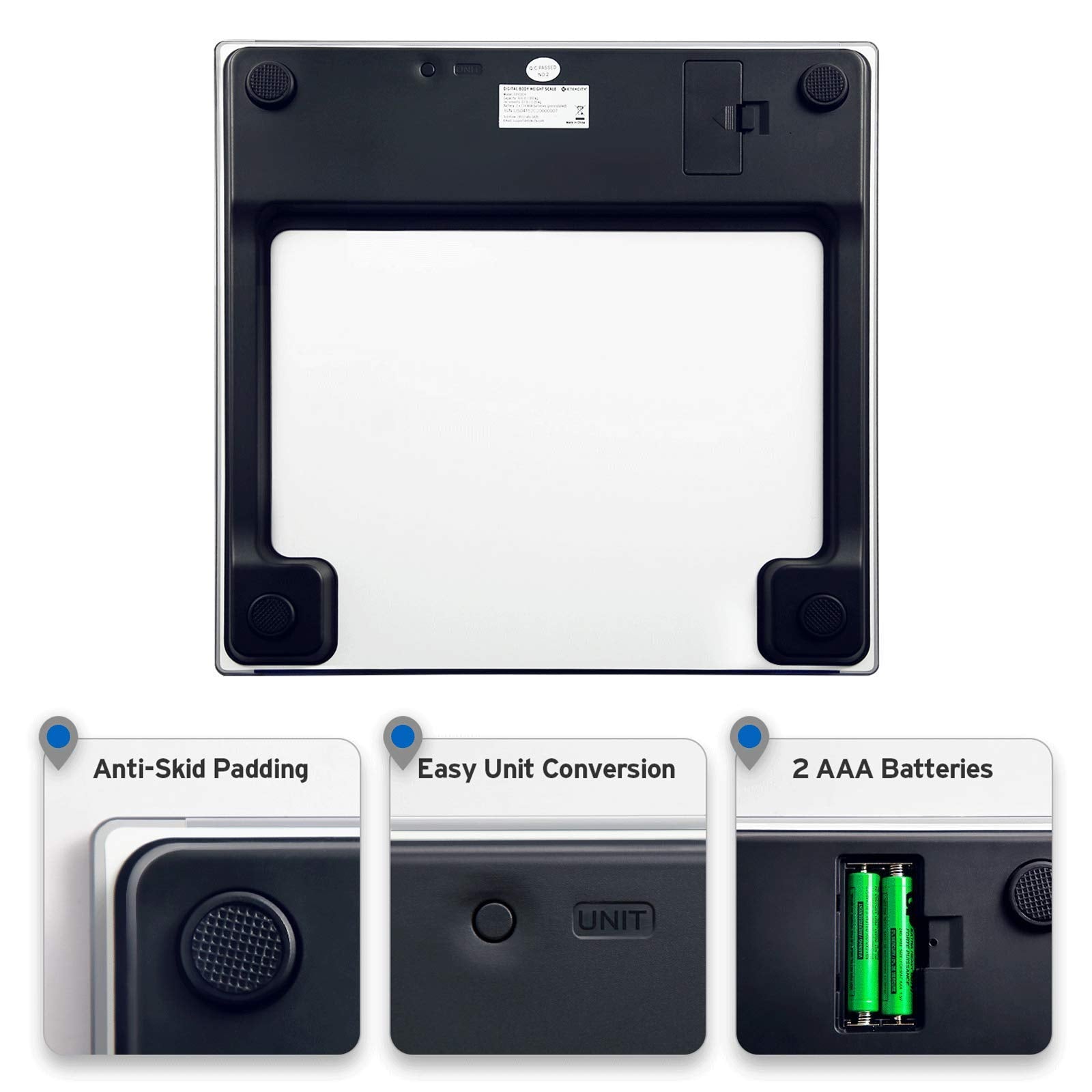 Smart Body Weight Scale with Accurate BMI Tracking