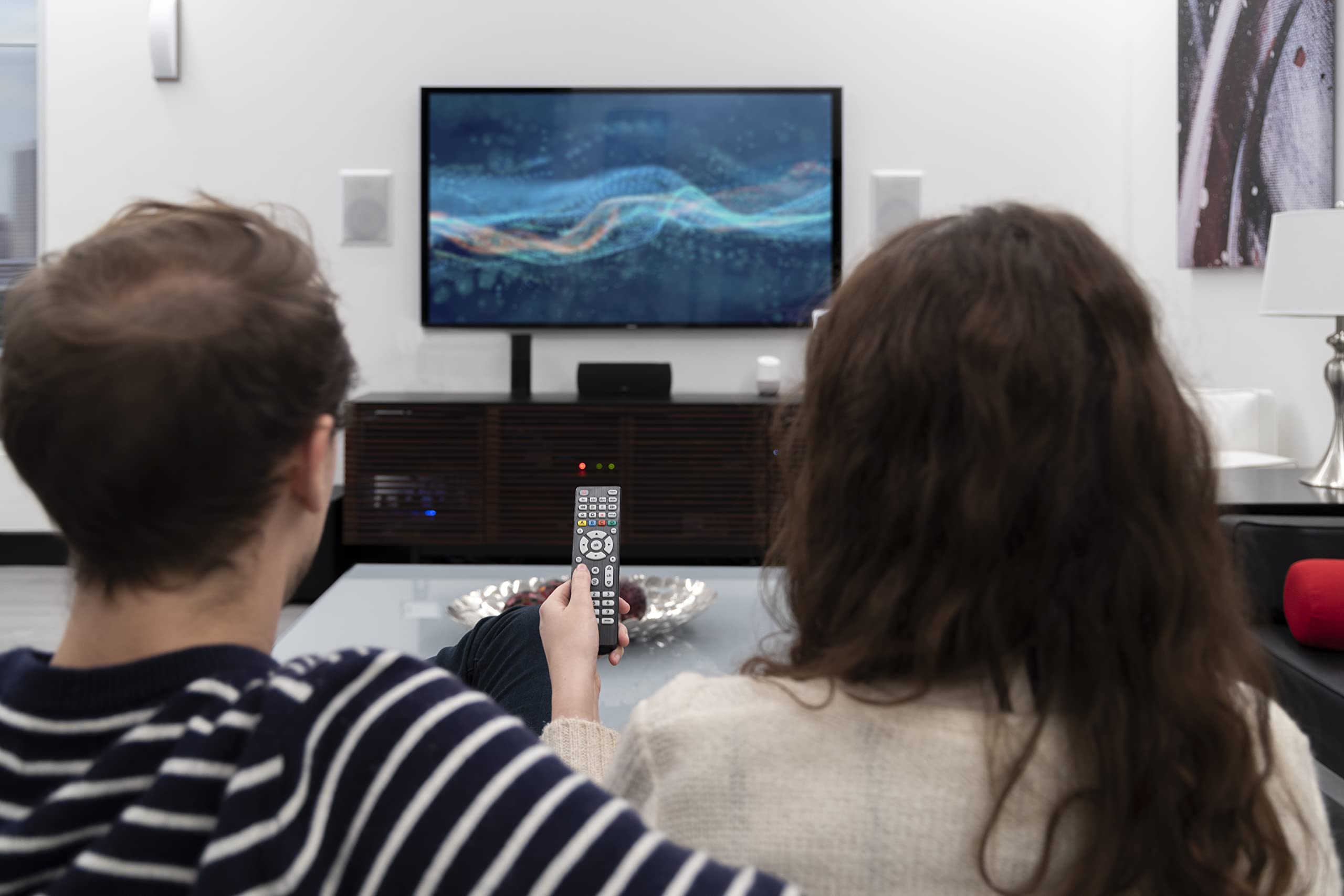 GE Universal Remote Control for 4 Devices Easy Setup