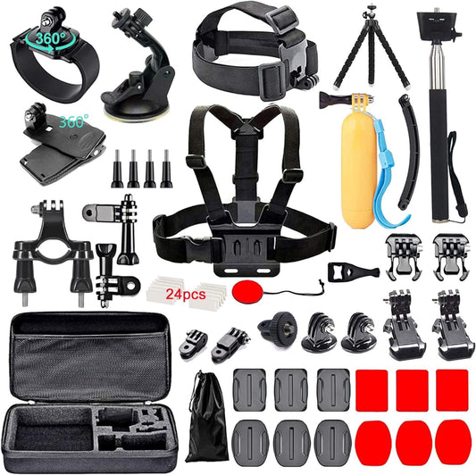 60 in 1 Camera Accessories Kit for GoPro and DJI