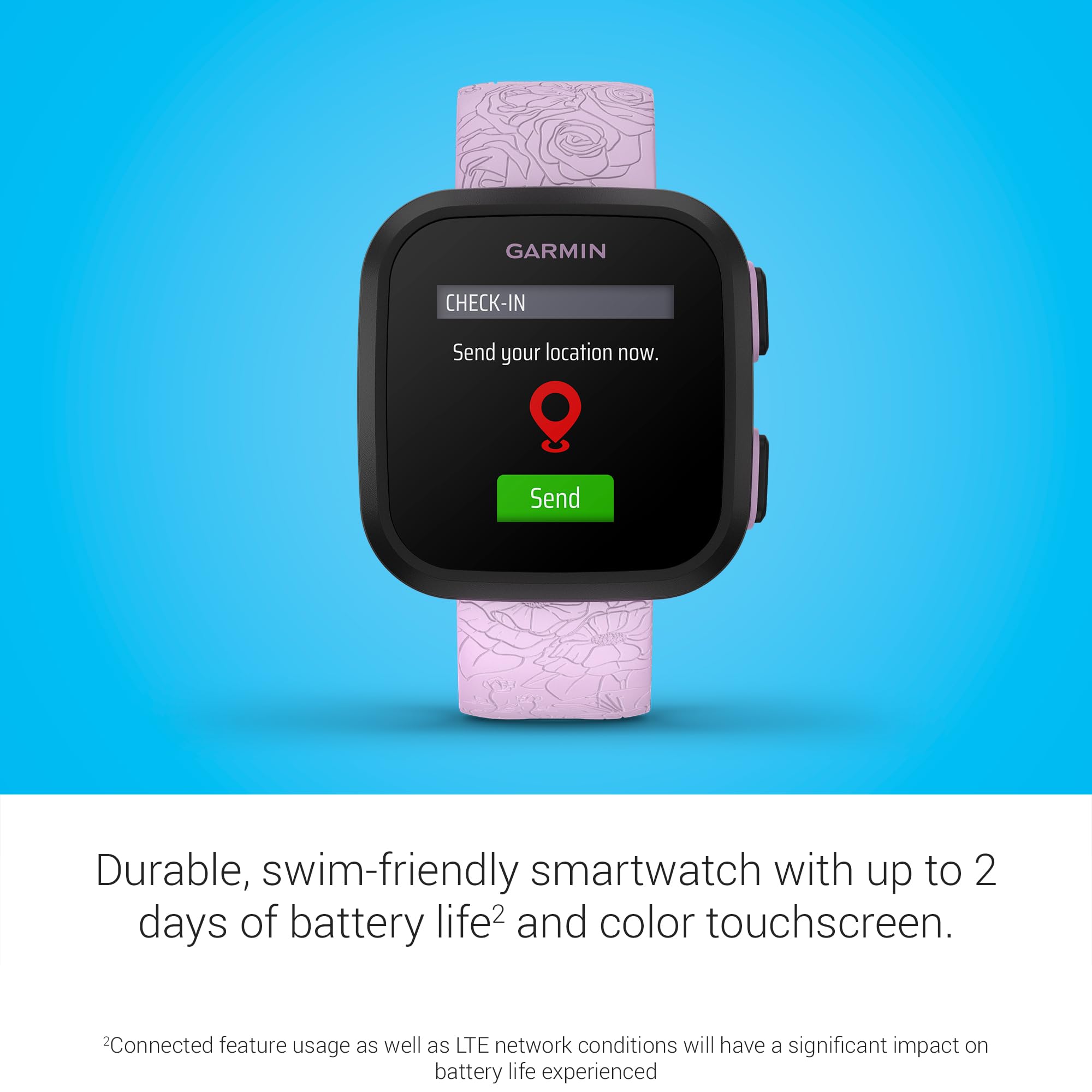 Garmin Bounce Kids Smartwatch With Location Tracking