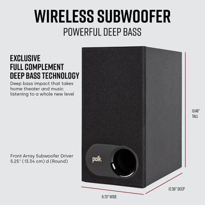 Polk Audio Signa S2 Sound Bar with Wireless Subwoofer