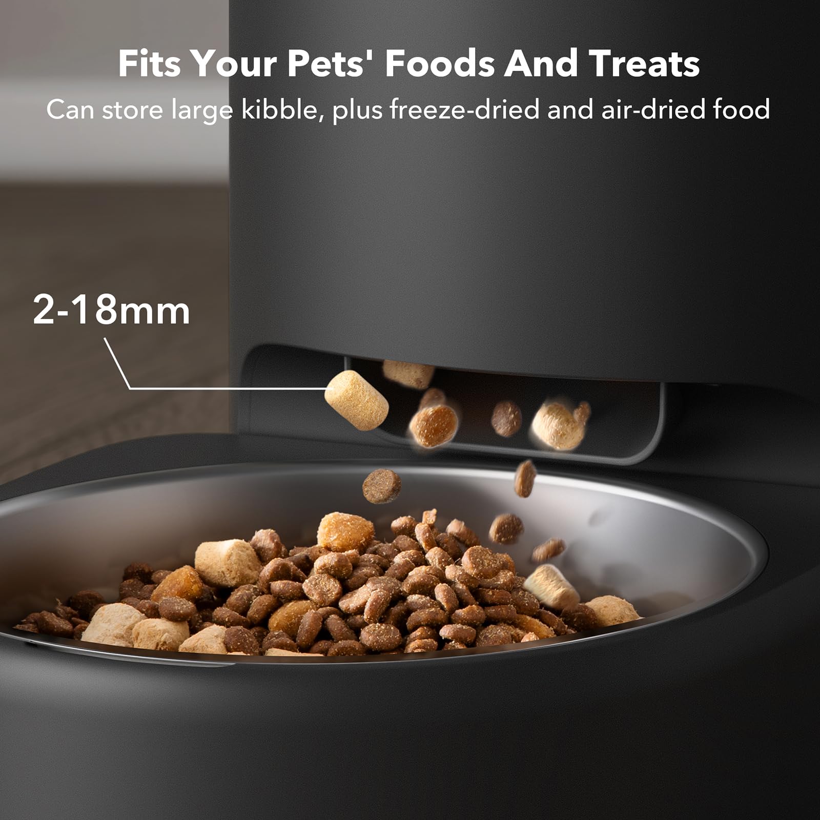 Automatic Dog Feeder with Airtight Storage for Fresh Food
