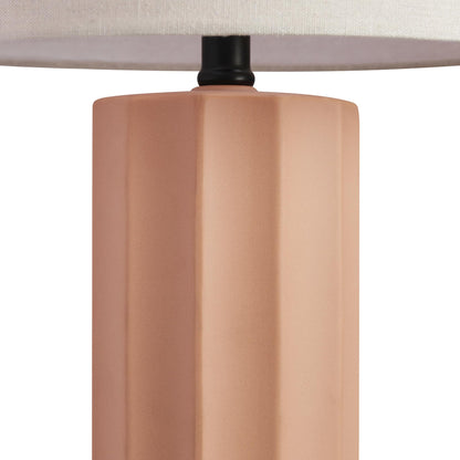 Maya 21 Inch Clear Glass Fillable Table Lamp