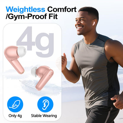 Kurdene Wireless Ear Buds Bluetooth 5.4 Bass Earphones